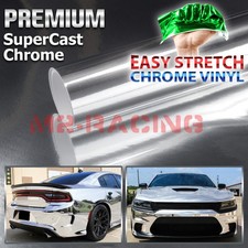 Supercast Chrome Car Vinyl Vehicle Wrap Sticker Easy Stretch Decal Sheet Film Supercast Chrome Car Vinyl Vehicle Wrap Sticker Easy Stretch Decal Sheet Film