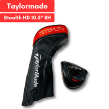 Taylormade Stealth HD10.5 Deg Driver Head Only Right Handed With Cover USED