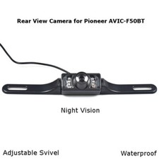Rear View Camera Backup License Plate Night for Pioneer AVIC-F50BT AVICF50BT