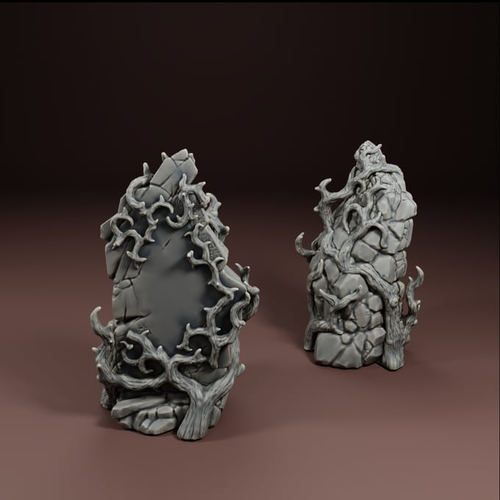 Dungeons and Dragons - HD Resin Print - Thornheart Enclave - Mirror Portal - Picture 12 of 15