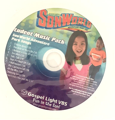 SonWorld Adventure Park VBS Student Music CD by Gospel Light