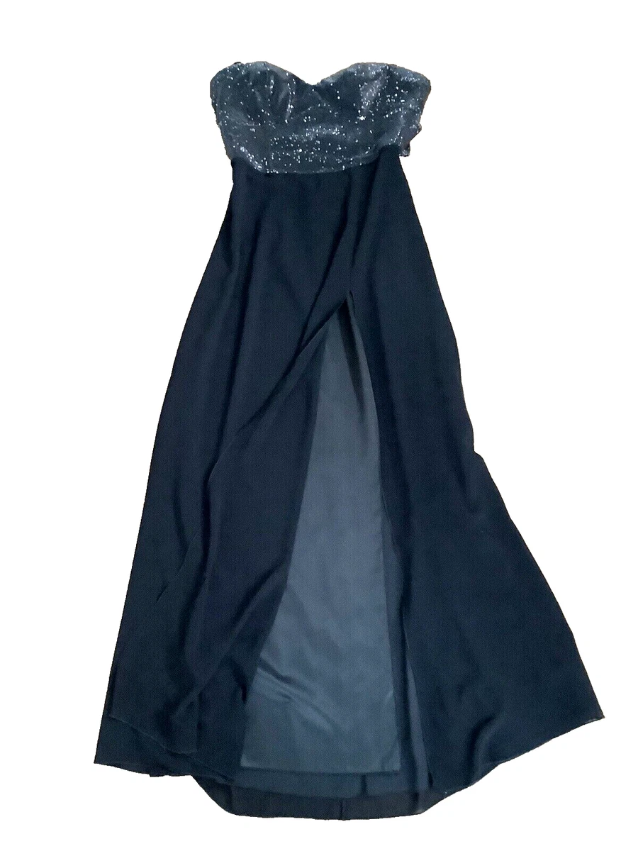 Lipsy black store evening dress