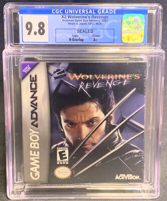 X2: Wolverines Revenge Game Boy Advance Video Game Sealed CGC 9.8 / Seal A+
