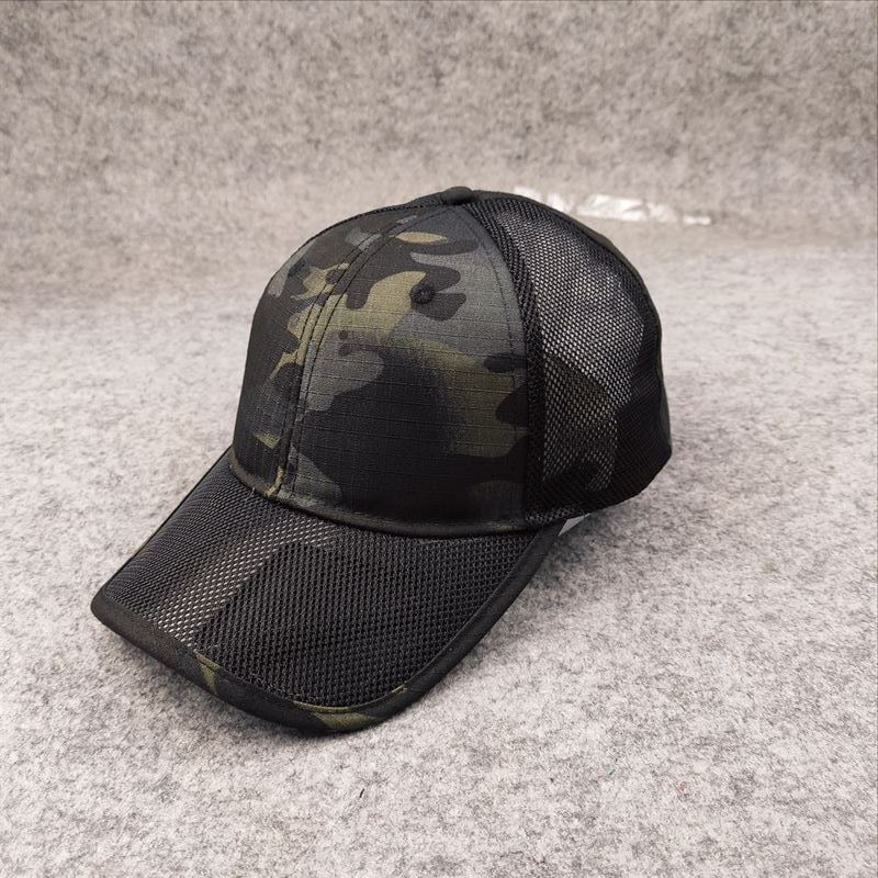 APL Berretto baseball mimetico regolabile rete sole cappello esterno tempo libero papà bordo lungo