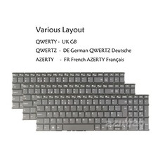 UK FR DE Keyboard For Lenovo IdeaPad / Yoga Slim 7-15IIL05 7-15IMH05 7-15ITL05