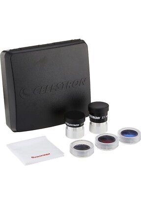 Celestron - PowerSeeker Telescope Accessory Kit - Includes 2x 1.25'' Kellner...