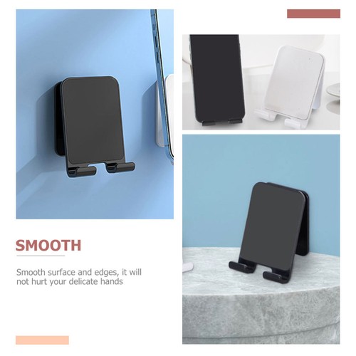 2 Pack Mobile Phone Charging Stand Smartphone Wall Holder Adhesive Cellphone - 第 9/12 張圖片