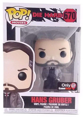 Funko Pop Movies Die Hard Hans Gruber #670 Gamestop Exclusive | eBay