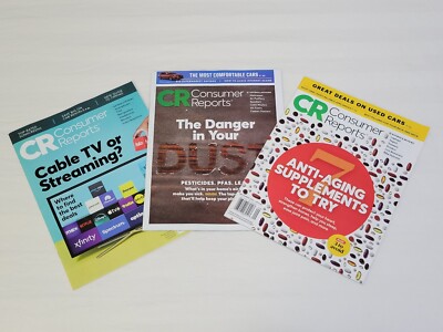 Consumer Reports Cable Streaming Dust Anti-aging Supplements July/Aug/Sept 2024