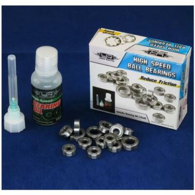 Set Cuscinetti In PTFE Con Olio Yeah Racing YB0293BX Per Kyosho Optima 2016 - RC, Nuovo