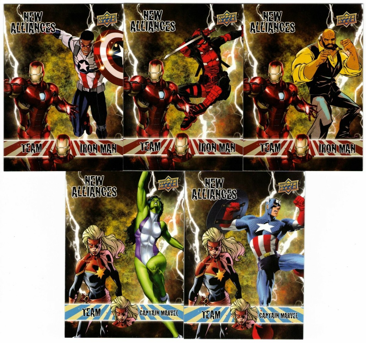 2016 Upper Deck Marvel Annual New Alliances You Pick the Card, Finish Your Set 
