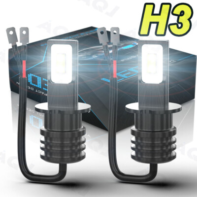 For Subaru Tribeca 2008-2014 LED Headlight Fog Light DRL Bulbs Kit 2X H3 Lamps