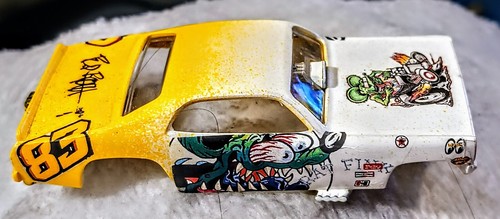 Auto World Plymouth Duster Rat Fink #83 Ed Roth Custom New body only | eBay