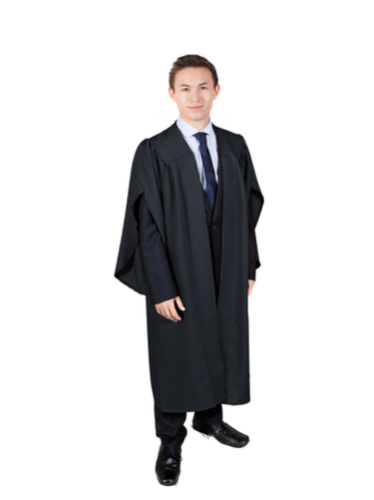 Open Front Choir Robe or Simple Graduation Gown - Foto 1 di 10