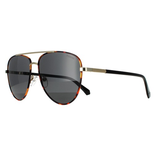 Polaroid Sonnenbrille PLD 4126/S 06J M9 Gold Havanna Grau Polarisiert - Bild 2 von 4