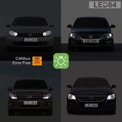 2 Glühbirnen Mit Weiße LED Nachtlichter EOS Golf New Beetle Passat Polo Scirocco