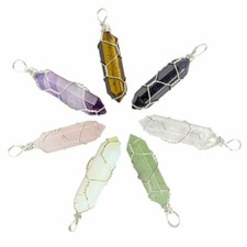 7 Lots Natural Obelisk Quartz Crystals Wand T...