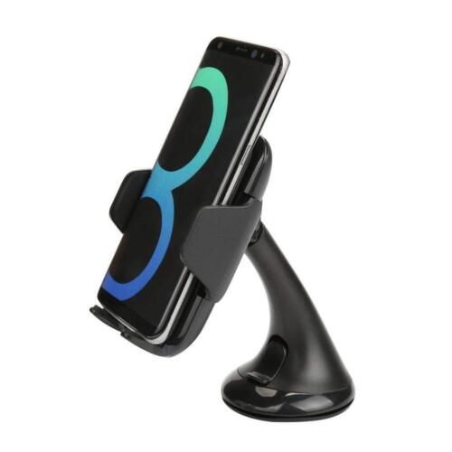 Wireless Car Charging Charger Automatic Mount Clamping Phone Holder For Apple UK - Picture 9 of 12