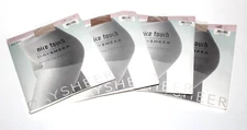 Hug-Alon Nice Touch Day Sheer Control Top Reinforced Toe Pantyhose Lot of 4