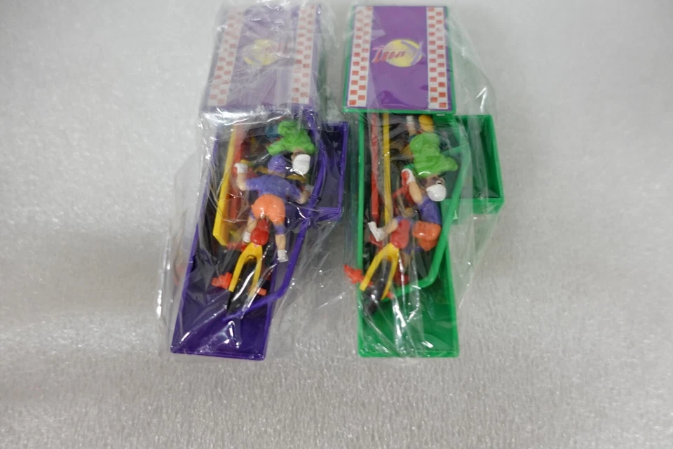 Hilstar BMX Motociclista Juego de Decoración para Pasteles / Rampa para Bicicleta / Púrpura / Verde NUEVO Foto 4 de 4