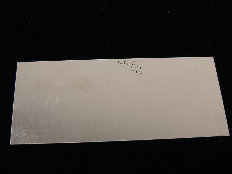 Ferrari Dino 246 GT Glove Box Door Aluminum Plate US Models 1966-1974 New