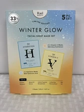 Rael Beauty Limited Edition Facial Sheet Mask Set WINTER GLOW NIB FREE SHIPPING
