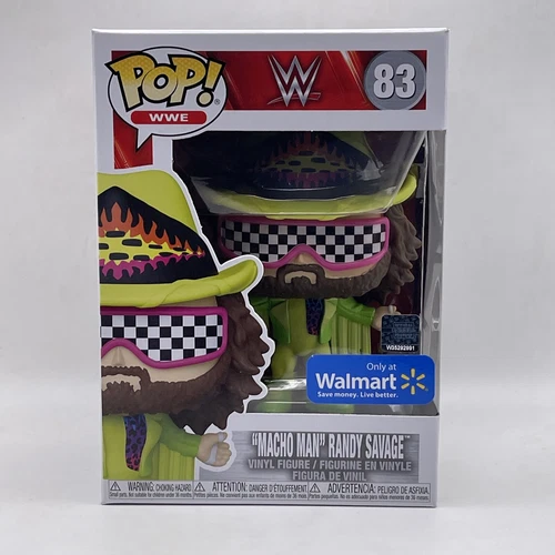 WWE Funko POP! MACHO MAN RANDY SAVAGE Figure Walmart Exclusive (Green) 2021 WWF