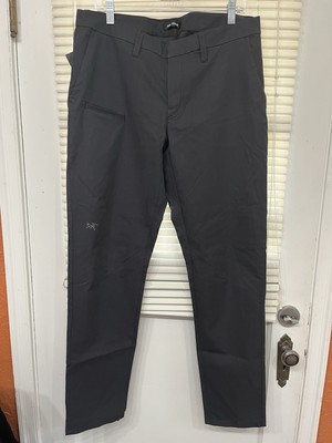 Arc'teryx Abbott Pants Mens 36 Chino Casual Charcoal Grey New