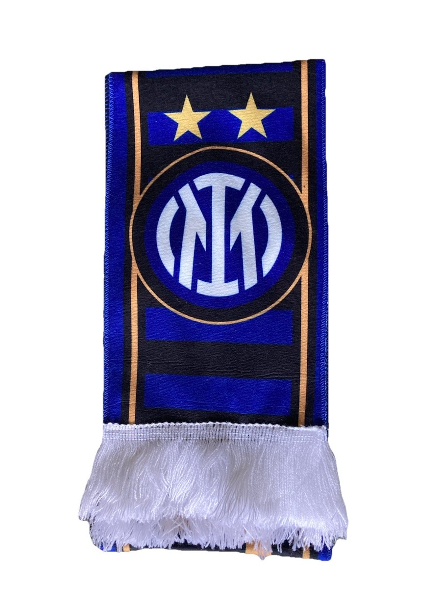 Quality Print Inter Milan Soccer Scarf. F.C Internazionale Milano