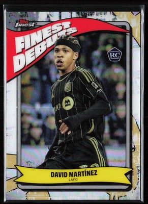 2024 Topps Soccer Finest MLS David Martinez Debuts #FD-12