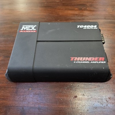 MTX Audio Thunder 4 channel amplifier TC4004 400 Watts RMS