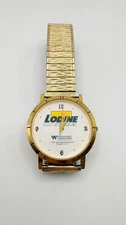 Vintage 1991 Pharmaceutical Advertisement Watch LODINE 18KT GP