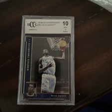 KEVIN GARNETT PSA 10 1995-96 SP CHAMPIONSHIP #62 ROOKIE RC TIMBERWOLVES 4958