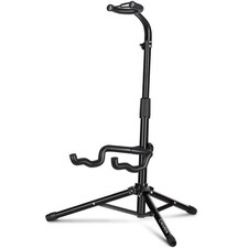 Guitar Stand Floor - Folding Universal Guitar Holder for Acoustic Guitars Bas...
