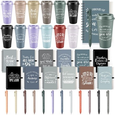 Employee Appreciation Gifts Bulk 36 Pcs 16oz Tumbler Notebooks Pens LemonRoad