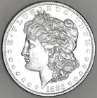 1883 S MORGAN DOLLAR! VERY RARE DATE! SEMI PROOF LIKE! HIGH GRADE! NR #S1098