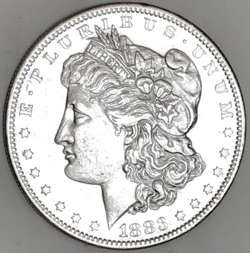 1883 S MORGAN DOLLAR! VERY RARE DATE! SEMI PROOF LIKE! HIGH GRADE! NR #S1098