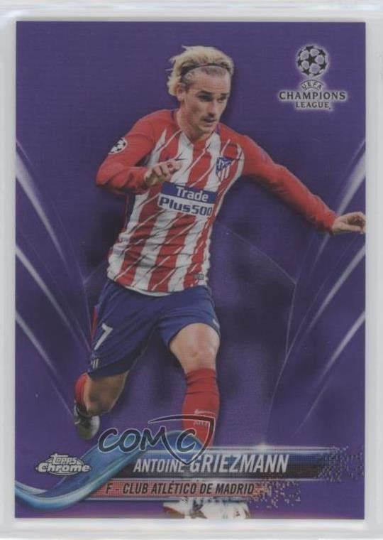 2017-18 Topps Chrome UCL Purple Refractor 24/250 Antoine Griezmann #51 07vd
