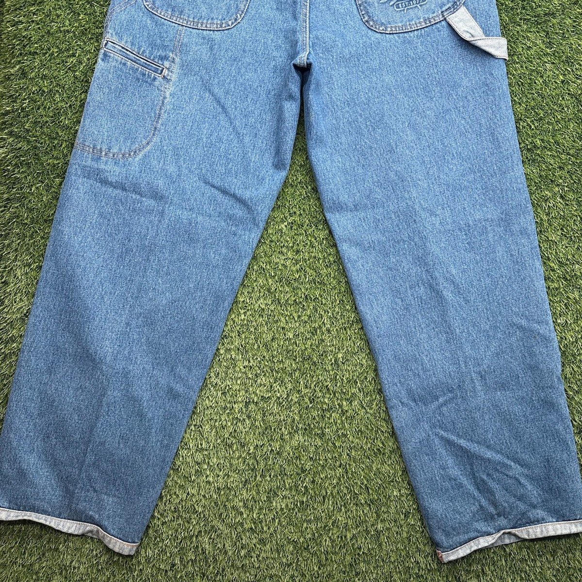 90s 極太   B-boy baggy denim Vintage 90s Bugle Boy Baggy Jeans Mens 34x32 (Fits 32x32) Blue