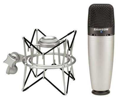 Vielseitiges Samson C03 Studiomikrofon Set inkl. Case & Halter + Mikrofonspinne