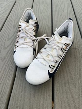 Size 6 - Nike Alpha Huarache 7 Pro LE College Worn Husky White & Navy Blue