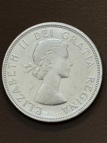 1964 CANADIAN SILVER DOLLAR Charlottetown Centennial Brilliant Uncirculated