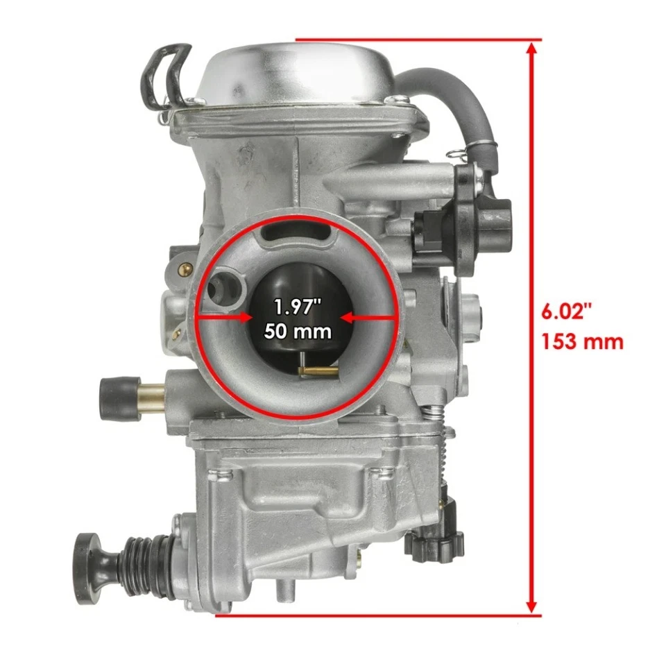 Carburetor For Honda Foreman 450 TRX450FE TRX450FM 16100-HN0-672 16100HN0672 - Image 3 of 4