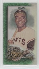 2022 Topps Allen & Ginter Chrome Mini Green Refractor 74/99 Monte Irvin HOF 19wd