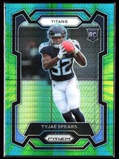 2023 Panini Prizm #396 Tyjae Spears Hyper #/175