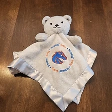 Baby Fanatic Boise State Broncos Teddy Bear Lovey Plush Security Blanket Blankie