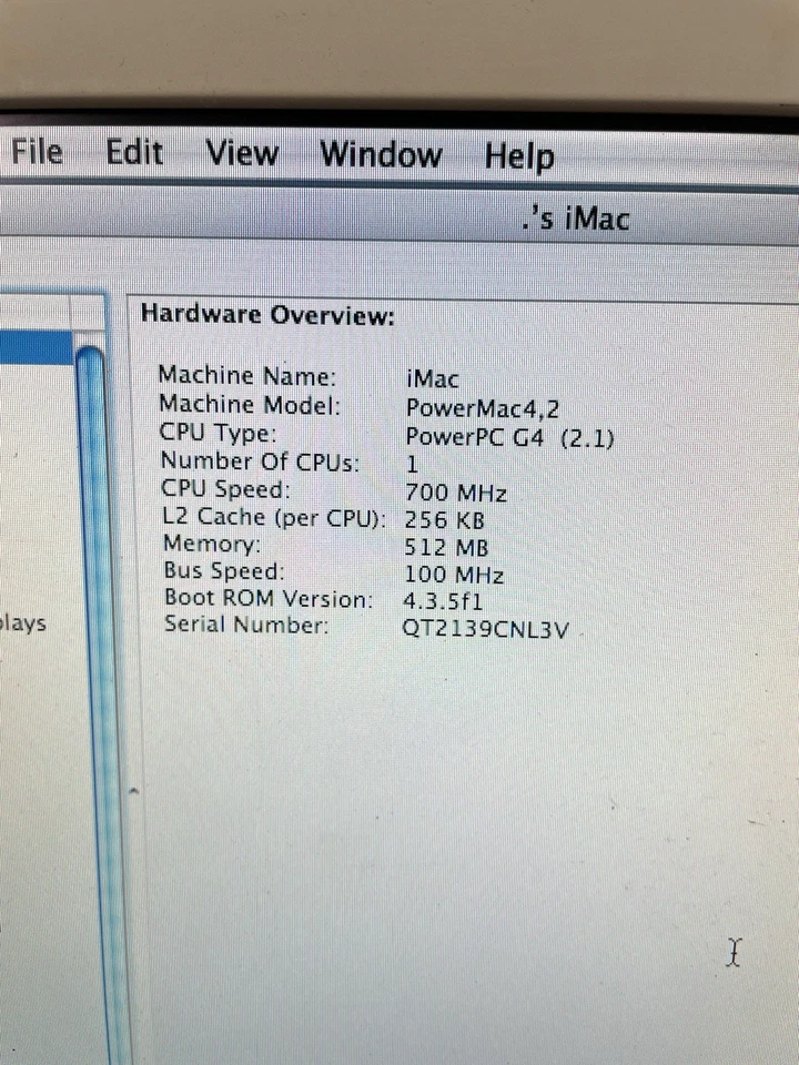 Computadora de escritorio Apple iMac G4 2002 M6498 con teclado y mouse probada funcionando Foto 4 de 4