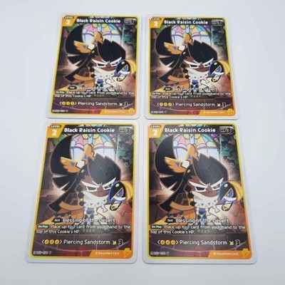 Cookie Run English Yellow 4 Card Play Set Lot - BS3 BS4 BS5 BS6 BS7 Promo EN TCG