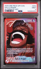 Gol.D.Roger (003) (Alternate Art) OP13-003 Carrying On His Will Foil PSA 9