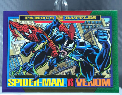 1993 SkyBox Marvel FAMOUS BATTLES SPIDER-MAN VS VENOM #152